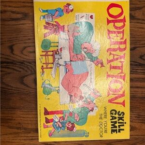 Milton Bradley Operation Skill Game Medical Theme 1965 Complete Electronic